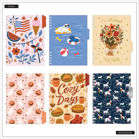 Me & My Big Ideas Happy Planner - A Festive Year Twin Loop Classic Planner 12 Month Jul 26 - Jun 27