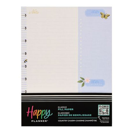 Me & My Big Ideas Happy Planner - Country Charm Classic Fill Paper