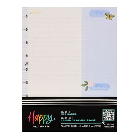 Me & My Big Ideas Happy Planner - Country Charm Classic Fill Paper