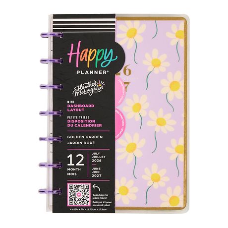 Me & My Big Ideas Happy Planner - Golden Garden Mini Planner 12 Month Jul 26 - Jun 27
