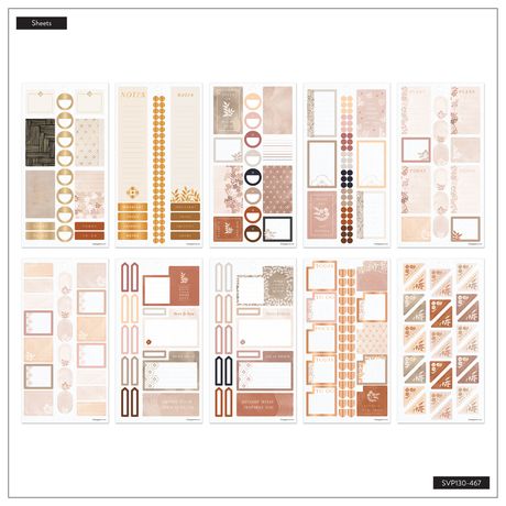 Me & My Big Ideas Happy Planner - Sticker Value Pack Neutral Noir