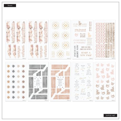 Me & My Big Ideas Happy Planner - Sticker Value Pack Neutral Noir