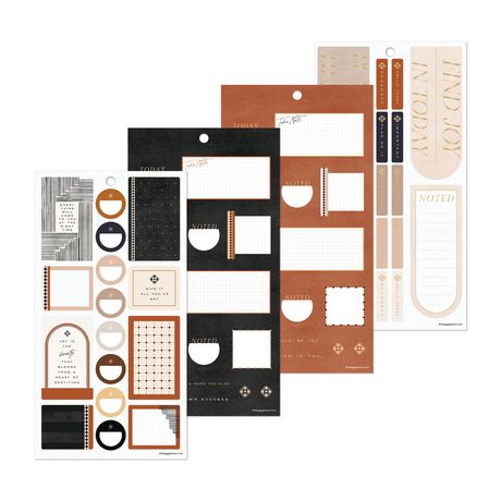 Me & My Big Ideas Happy Planner - Sticker Value Pack Neutral Noir