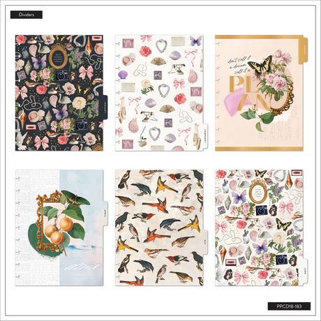 Me & My Big Ideas Happy Planner - Crafted Collage Midnight Classic Planner 18 Month Jul 26 - Dec 27