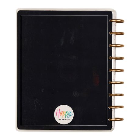Me & My Big Ideas Happy Planner - Crafted Collage Midnight Classic Planner 18 Month Jul 26 - Dec 27