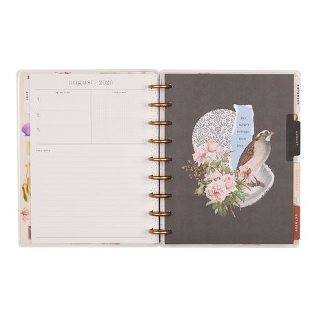 Me & My Big Ideas Happy Planner - Crafted Collage Midnight Classic Planner 18 Month Jul 26 - Dec 27