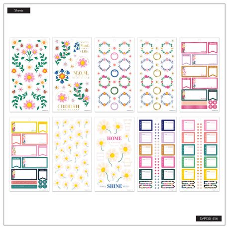 Me & My Big Ideas Happy Planner - Sticker Value Pack Golden Garden