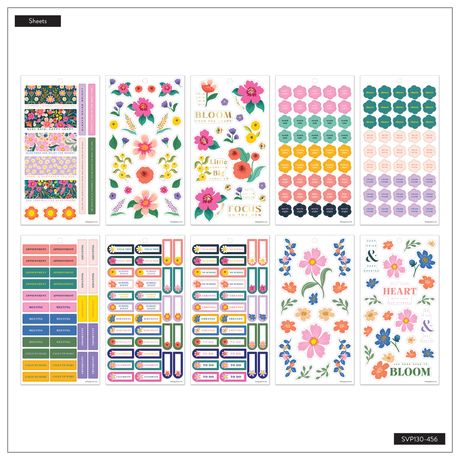 Me & My Big Ideas Happy Planner - Sticker Value Pack Golden Garden