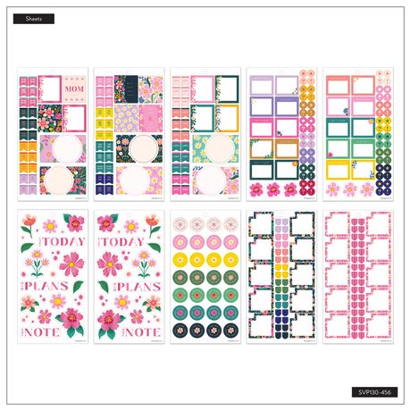 Me & My Big Ideas Happy Planner - Sticker Value Pack Golden Garden