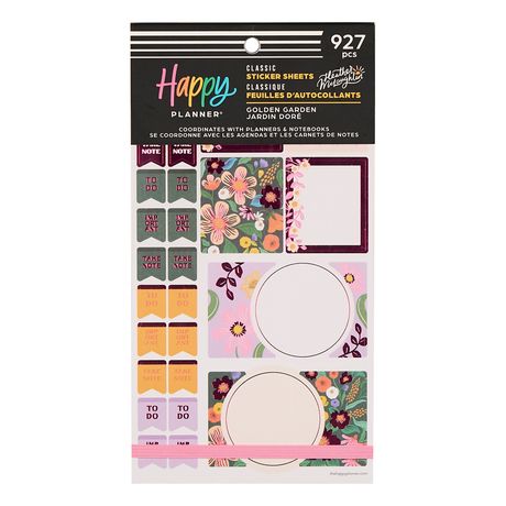 Me & My Big Ideas Happy Planner - Sticker Value Pack Golden Garden