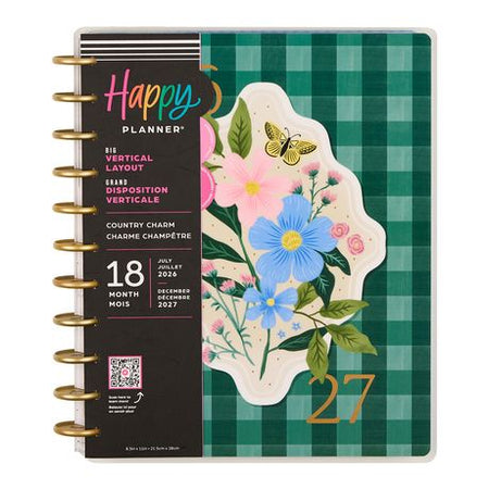 Me & My Big Ideas Happy Planner - Country Charm Big Planner 18 Month Jul 26 - Dec 27
