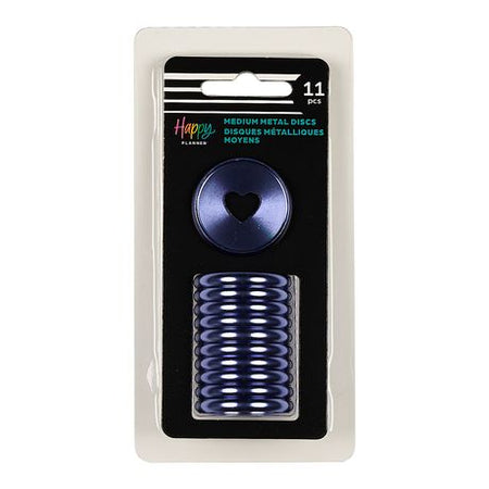 Me & My Big Ideas Happy Planner - Medium Metal Disc Set Forget Me Not