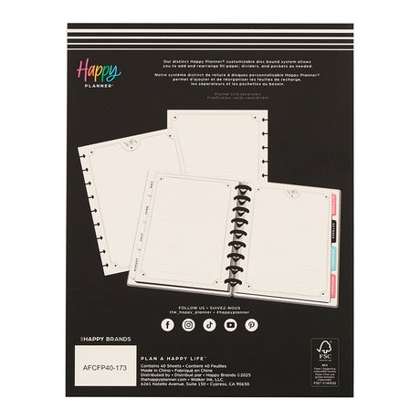 Me & My Big Ideas Happy Planner - Eternal Stars Classic Fill Paper