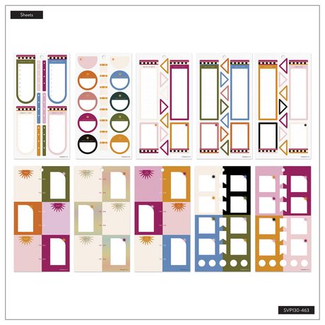 Me & My Big Ideas Happy Planner - Sticker Value Pack Horizon Lines
