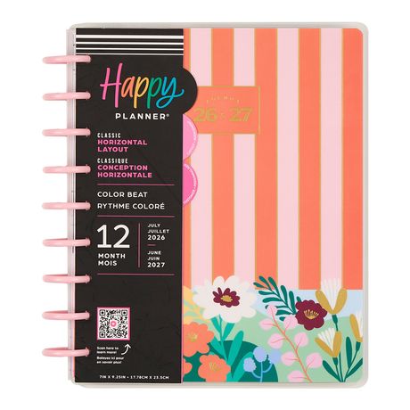 Me & My Big Ideas Happy Planner - Color Beat Classic Planner 12 Month Jul 26 - Jun 27