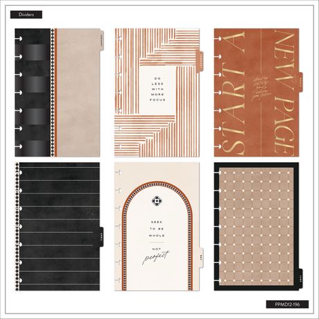 Me & My Big Ideas Happy Planner - Neutral Noir Mini Planner 12 Month Jul 26 - Jun 27