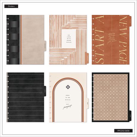Me & My Big Ideas Happy Planner - Neutral Noir Velvet Classic Planner 12 Month Jul 26 - Jun 27