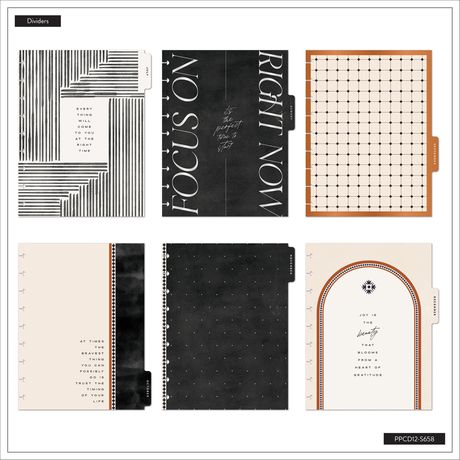 Me & My Big Ideas Happy Planner - Neutral Noir Velvet Classic Planner 12 Month Jul 26 - Jun 27