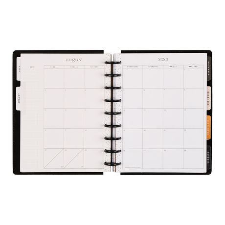 Me & My Big Ideas Happy Planner - Neutral Noir Velvet Classic Planner 12 Month Jul 26 - Jun 27