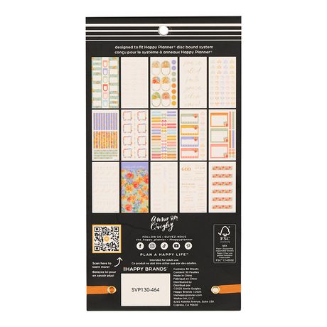 Me & My Big Ideas Happy Planner - Sticker Value Pack French Papers