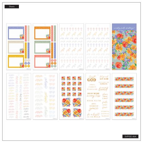 Me & My Big Ideas Happy Planner - Sticker Value Pack French Papers