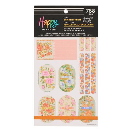 Me & My Big Ideas Happy Planner - Sticker Value Pack French Papers