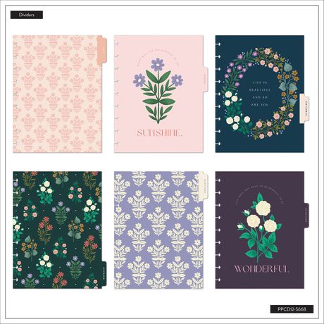 Me & My Big Ideas Happy Planner - Spring Tapestry Chenille Classic Planner 12 Month Jul 26 - Jun 27