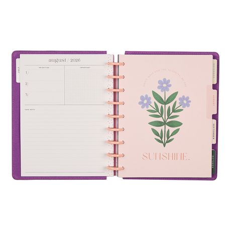 Me & My Big Ideas Happy Planner - Spring Tapestry Chenille Classic Planner 12 Month Jul 26 - Jun 27
