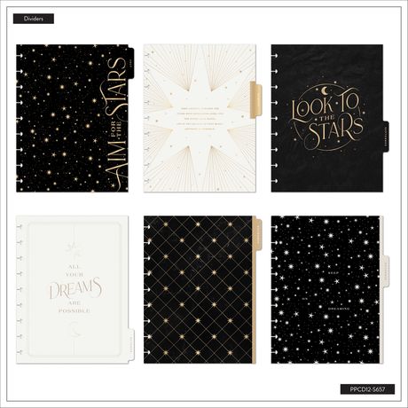 Me & My Big Ideas Happy Planner - Eternal Stars Fabric Classic Planner 12 Month Jul 26 - Jun 27