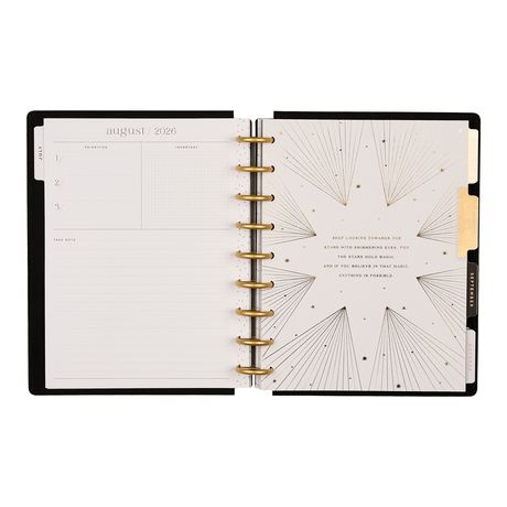 Me & My Big Ideas Happy Planner - Eternal Stars Fabric Classic Planner 12 Month Jul 26 - Jun 27