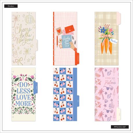 Me & My Big Ideas Happy Planner - A Festive Year Skinny Planner 12 Month Jul 26 - Jun 27
