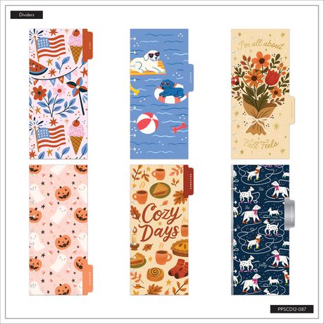 Me & My Big Ideas Happy Planner - A Festive Year Skinny Planner 12 Month Jul 26 - Jun 27