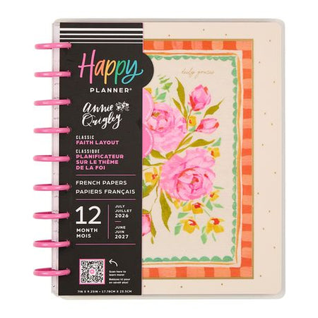 Me & My Big Ideas Happy Planner - French Papers Classic Planner 12 Month Jul 26 - Jun 27