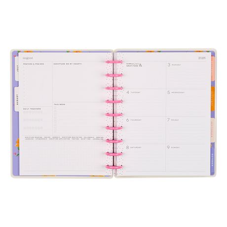 Me & My Big Ideas Happy Planner - French Papers Classic Planner 12 Month Jul 26 - Jun 27