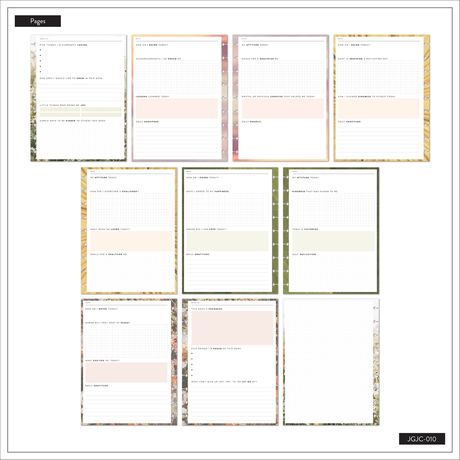 Me & My Big Ideas Happy Planner - Wellness Discbound Guided Journal Modern Nature