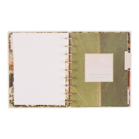 Me & My Big Ideas Happy Planner - Wellness Discbound Guided Journal Modern Nature