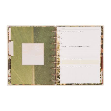 Me & My Big Ideas Happy Planner - Wellness Discbound Guided Journal Modern Nature