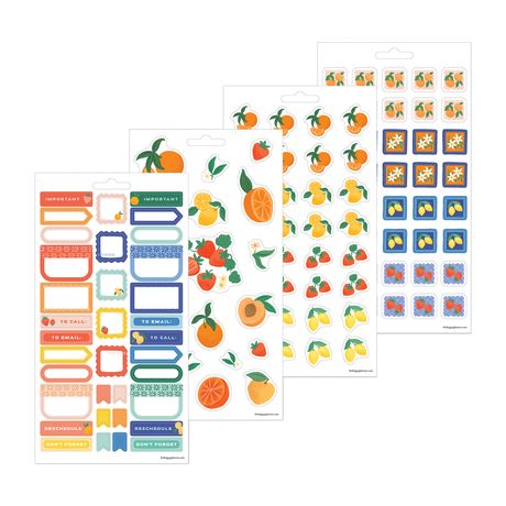 Me & My Big Ideas Happy Planner Sticker Value Pack 10 Sheets - Coastal Cottage