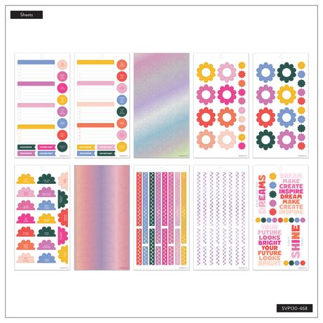Me & My Big Ideas Happy Planner - Sticker Value Pack - Color Vibe
