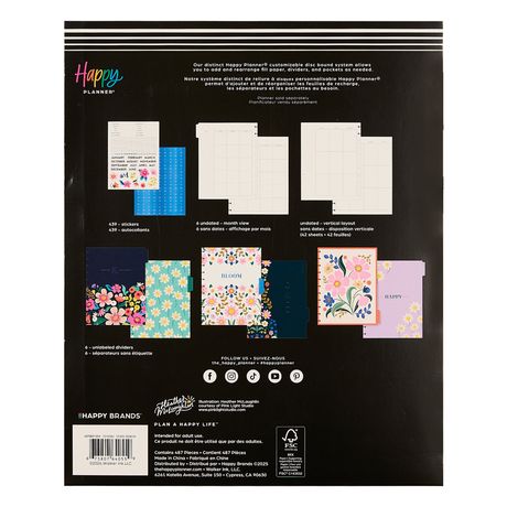 Me & My Big Ideas Happy Planner - Golden Garden BIG Undated Calendar Extension Pack