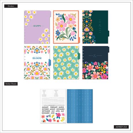 Me & My Big Ideas Happy Planner - Golden Garden BIG Undated Calendar Extension Pack