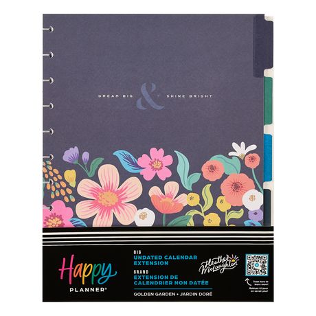 Me & My Big Ideas Happy Planner - Golden Garden BIG Undated Calendar Extension Pack