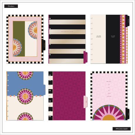 Me & My Big Ideas Happy Planner - Horizon Lines Patchwork Classic Planner 12 Month Jul 26 - Jun 27