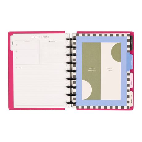 Me & My Big Ideas Happy Planner - Horizon Lines Patchwork Classic Planner 12 Month Jul 26 - Jun 27