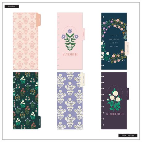 Me & My Big Ideas Happy Planner - Spring Tapestry Skinny Planner 12 Month Jul 26 - Jun 27