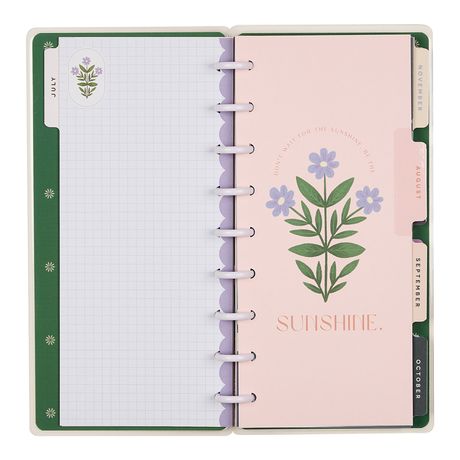 Me & My Big Ideas Happy Planner - Spring Tapestry Skinny Planner 12 Month Jul 26 - Jun 27
