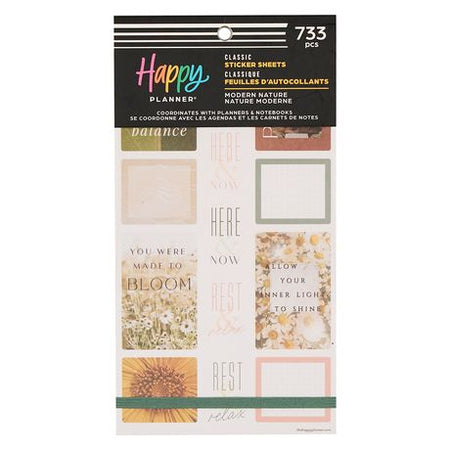 Me & My Big Ideas Happy Planner - Sticker Value Pack Modern Nature