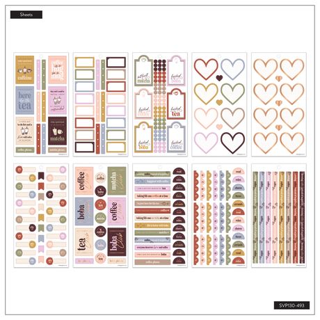 Me & My Big Ideas Happy Planner - Sticker Value Pack Cozy Cup