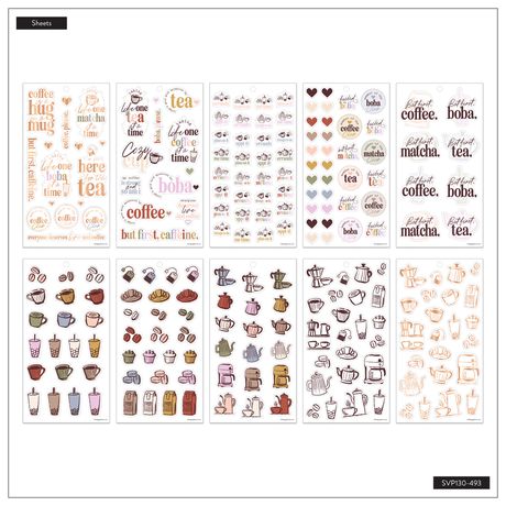 Me & My Big Ideas Happy Planner - Sticker Value Pack Cozy Cup