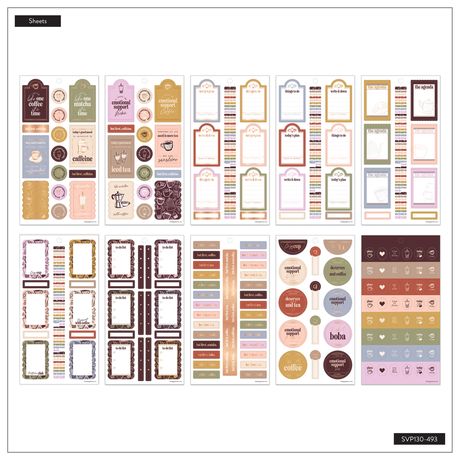 Me & My Big Ideas Happy Planner - Sticker Value Pack Cozy Cup
